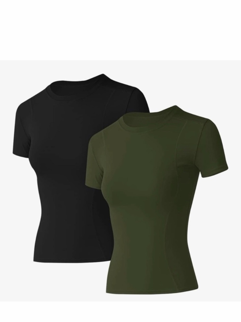 Women’s Muscle Tee Pack - Black & Olive